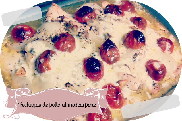 Pechugas de pollo al mascarpone